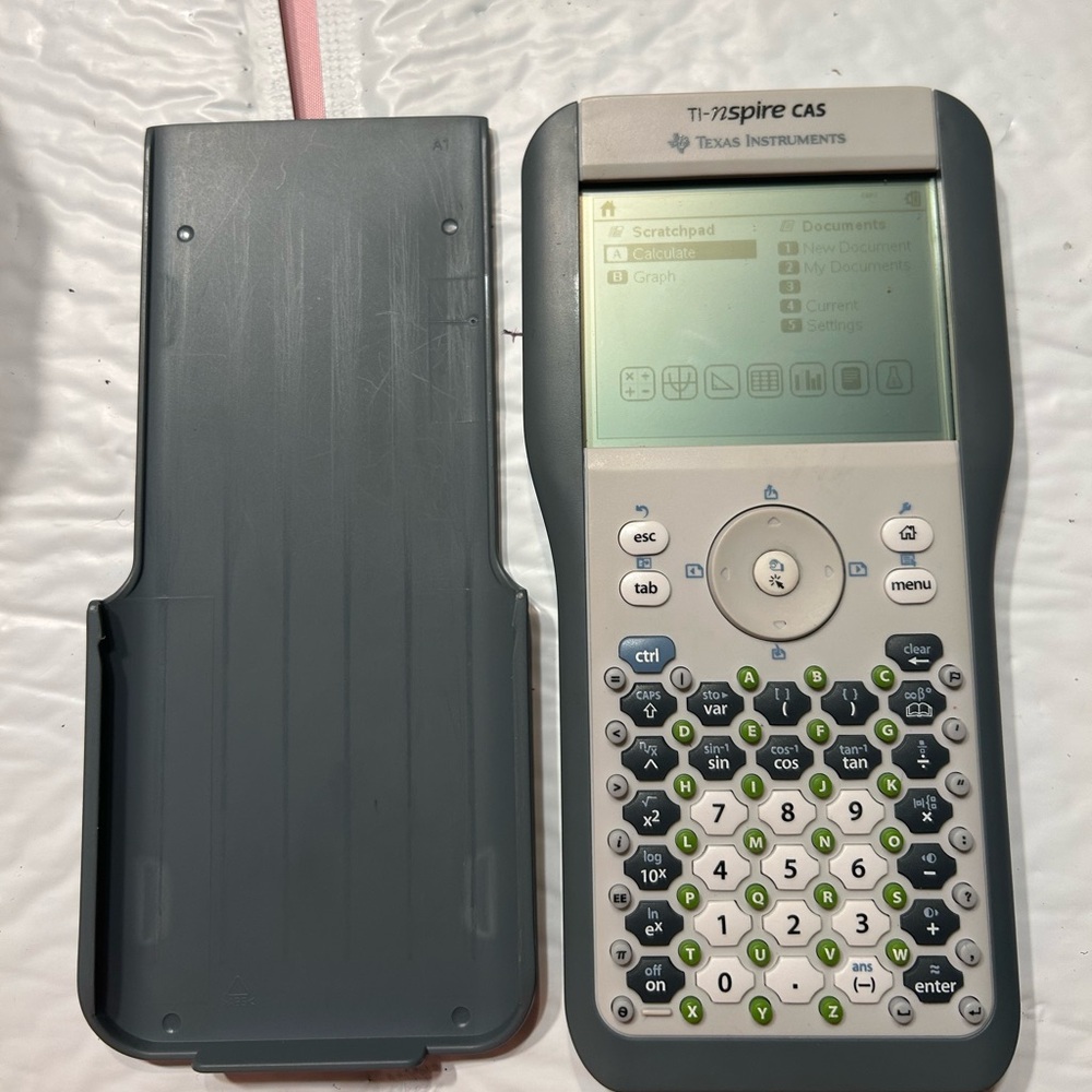 Texas Instruments TI Nspire CAS Graphing Calculator With Cover Tested